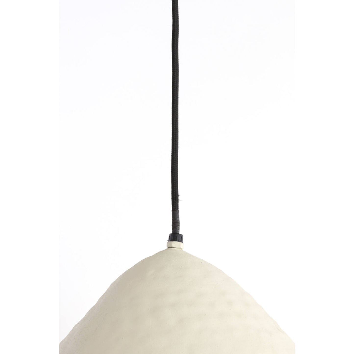 Light & Living ELIMO Lampe suspendue Ø32x20 cm - Crème/Blanc mat - Métal moderne - E27