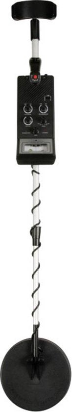 Velleman Détecteur de métaux, bobine de recherche étanche 20 cm, compteur analogique, profondeur de recherche 12 cm