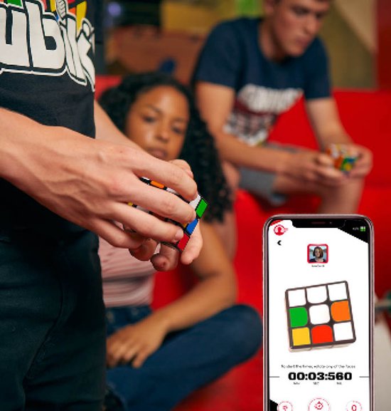 Rubik's Connected X - Cube intelligent - Cube Bluetooth - Jouet éducatif - Jouet interactif - 3 cm x 3 cm
