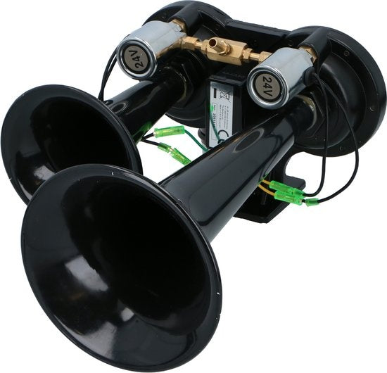 Klaxon All Ride - 2 tons - 24V - Noir