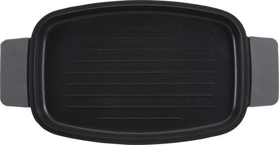Bergner Infinity Chefs Grill Plate 42 X 22 Cm - Fonte d'aluminium - Poignées Soft-Touch