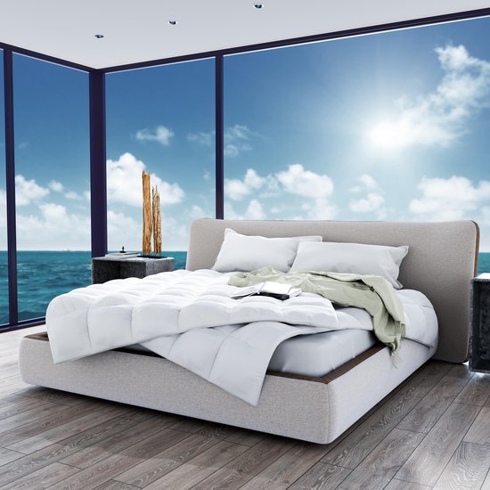 Couette d'été Vitality Pur Cool Night - 240x220 - Double - Rafraîchissante, légère et respirante - Aerelle® Advansa Fibre - Parfaite pour les nuits chaudes