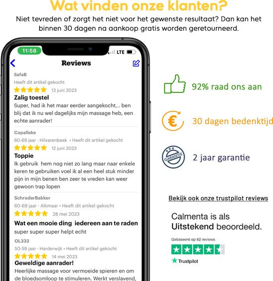 CALMENTA® - Appareil de circulation sanguine - Pour les jambes, les pieds et le dos - Appareil de massage des pieds Circulation sanguine - Leg trainer - Plaque vibrante - Appareil de massage - Neuropathie - Appareil de circulation sanguine