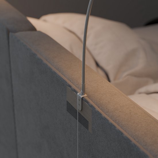Nolt Lampe de lecture pour le lit - Veilleuse à intensité variable - 2 lampes de lit - Lampe de chambre à coucher - Lampes de lecture tête de lit - Lampe de lecture pour adultes
