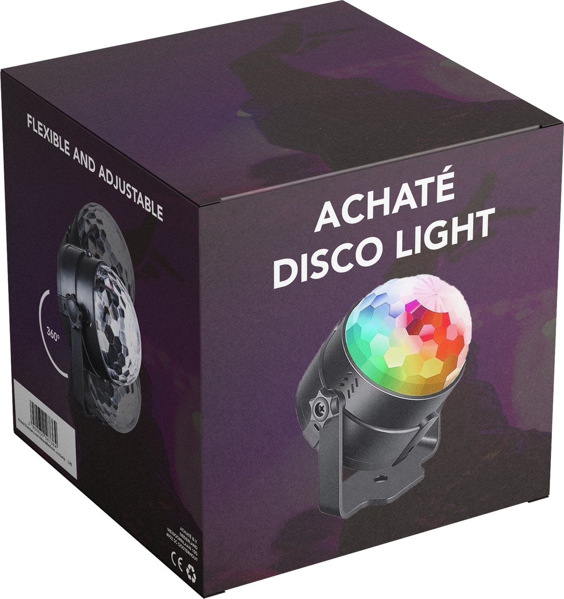 Achaté Lampe disco avec télécommande - Party Lights - Disco Ball - Discoverlichting - Disco Lamp