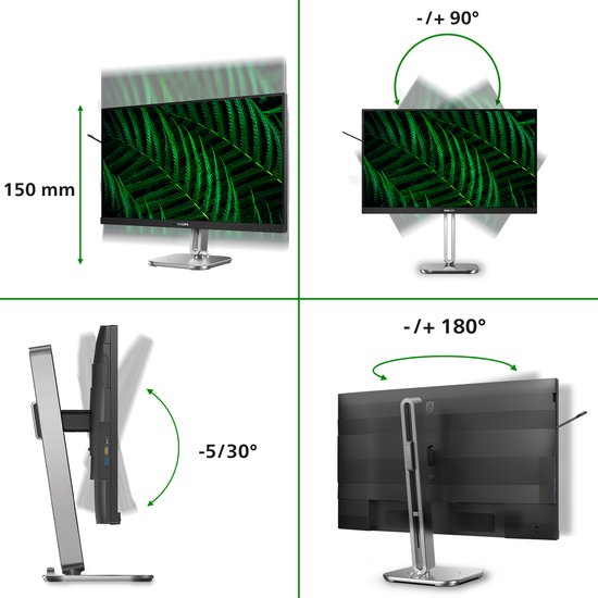 Philips 27B2G5200 - Écran professionnel Full HD 27 pouces - 100 Hz - Garantie de 5 ans
