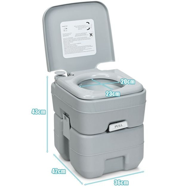 Toilette de camping Coast - Toilette de sentier - Toilette mobile.