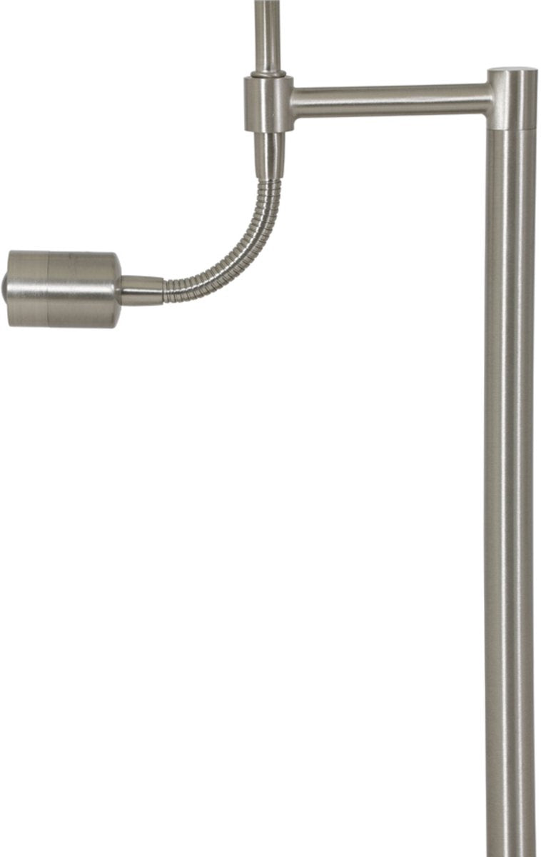 Light & Living Abat-jour CALGARY - Nickel Satiné - Avec Ledflex