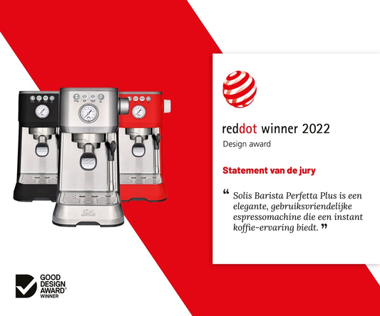Solis Barista Perfetta Plus 1170 V2 - Machine à espresso à piston 1700W - Espresso et Cappuccino - Argenté