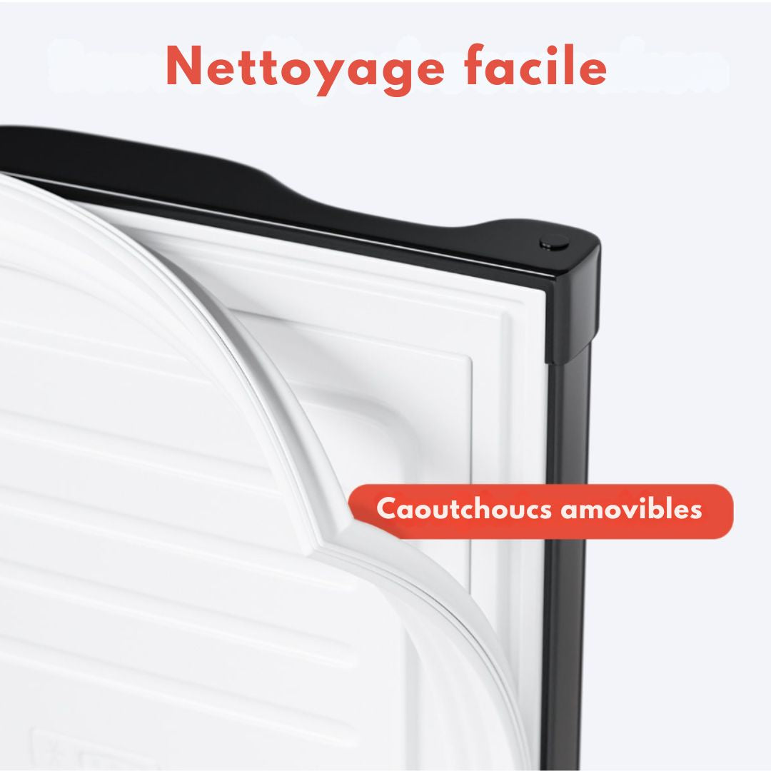 Congélateur KitchenBrothers - 64L - Compact - 3 tiroirs de congélation - Noir