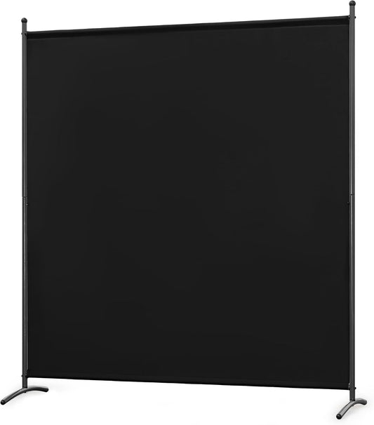 Paravent Angel Living - 1 pièce - Pliable - Noir - 162 x 180cm