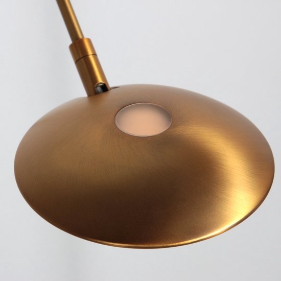 Lampadaire Steinhauer Daphne 2 4601BR - lampe de lecture en métal et composants électroniques de couleur bronze, éclairage réglable, style classique, idéale pour une utilisation en intérieur