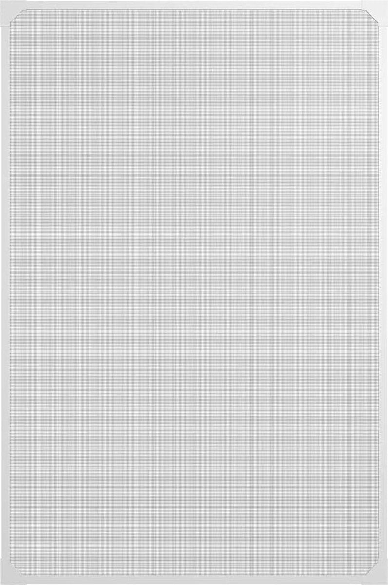 Moustiquaire O'DADDY® – Moustiquaire magnétique pour fenêtre ronde – Moustiquaire en maille – 100 x 120 cm – Moustiquaire sur mesure – Moustiquaire avec bordure blanche et maille noire