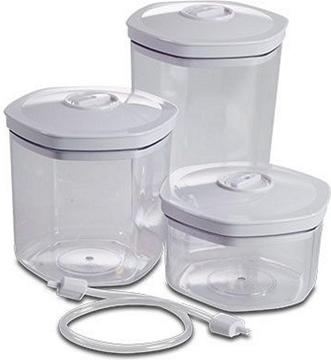 Solis Kit de conservation - Bacs fraîcheur - 3 pièces - Boîte de conservation sous vide