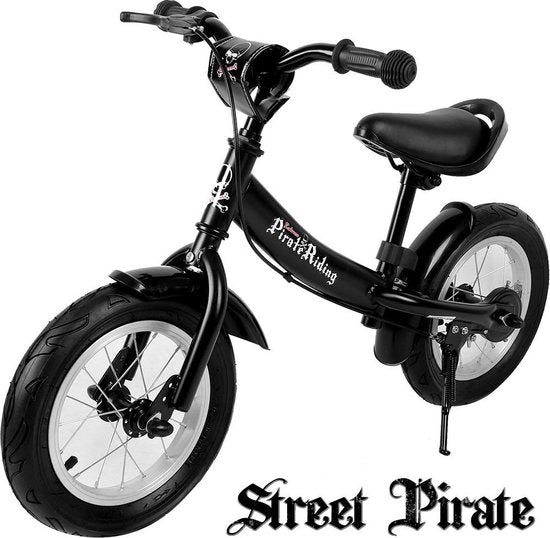 Spielwerk Vélo d'équilibre Pirate noir