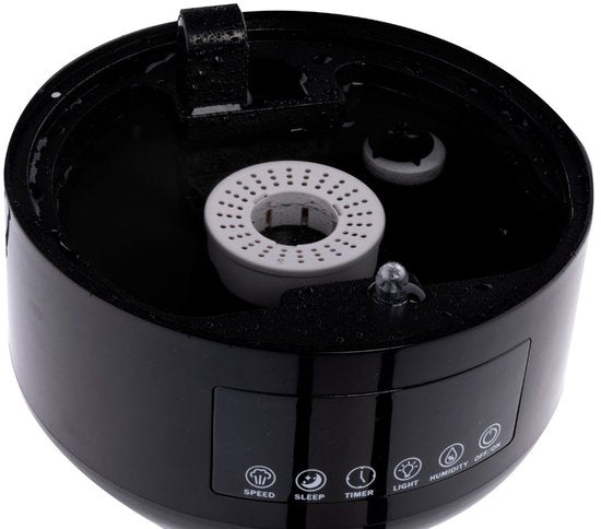 Humidificateur Grundig HD-1903A - Humidificateur à ultrasons 4,3 L - avec minuterie et veilleuse - Télécommande incluse - Noir