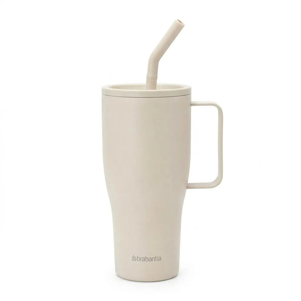 Gobelet isotherme Brabantia - Paille - 830 ml - 6 h/15 h - 20,4 x 13 cm