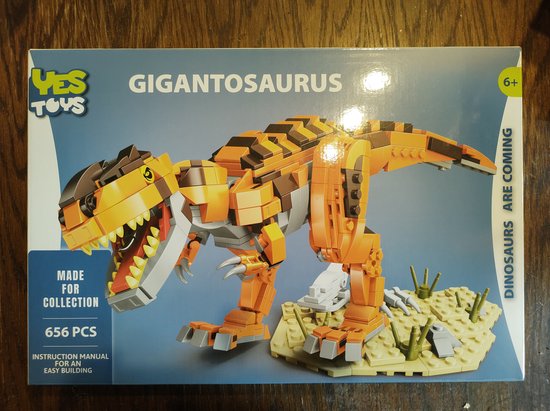 Dinosaure Gigantosaurus - Kit de construction - 656 pièces