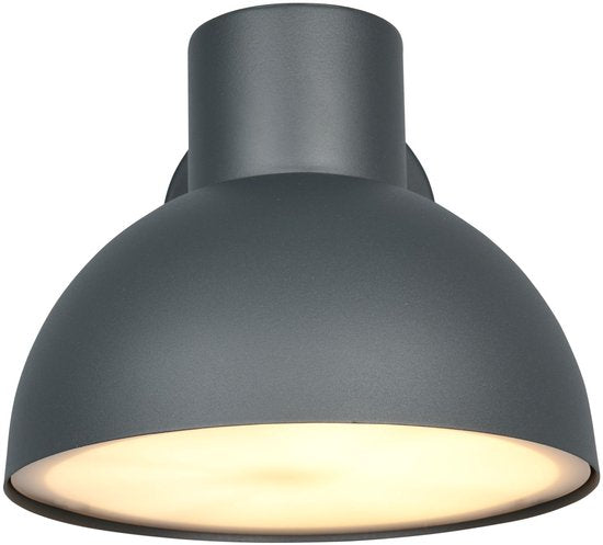 TRIO ELBE - Applique murale - Anthracite - 1 ampoule E27 de 4,9 W non fournie - Montage mural - Éclairage extérieur - IP44