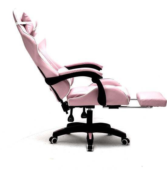 Chaise de jeu VDD avec repose-pieds - Rose