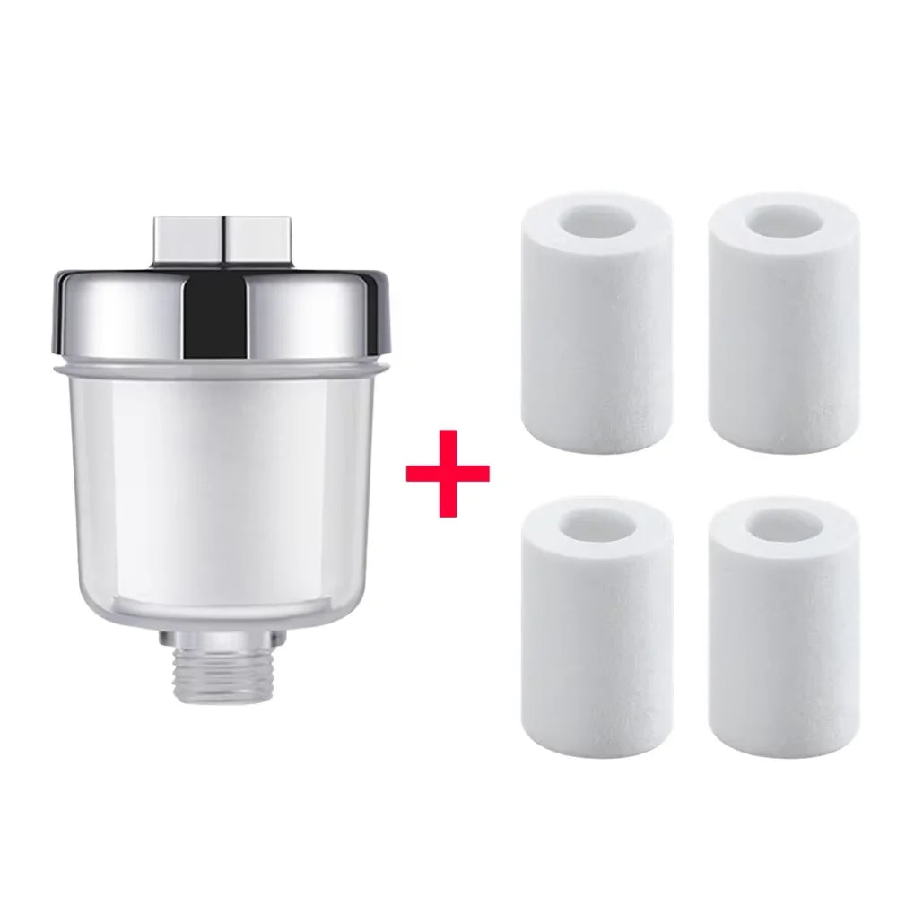 Filtre de robinet - 4Filters - Économiseur d'eau - Universel - Compatible avec 99 % des robinets - Blanc
