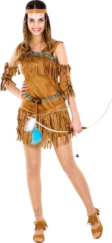 Dressforfun costume femme indienne sexy Cheyenne XXL - déguisement déguisement halloween déguisement fête déguisement carnaval déguisement fête déguisement carnaval - 300553