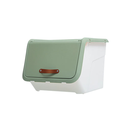 Lot de 3 bacs de rangement Citylife, vert, 38 x 46 x 31 cm