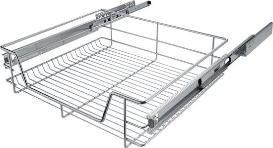 Tectake - Étagère de cuisine télescopique extensible - pour armoire de cuisine, entre autres - largeur 60 cm - 402017