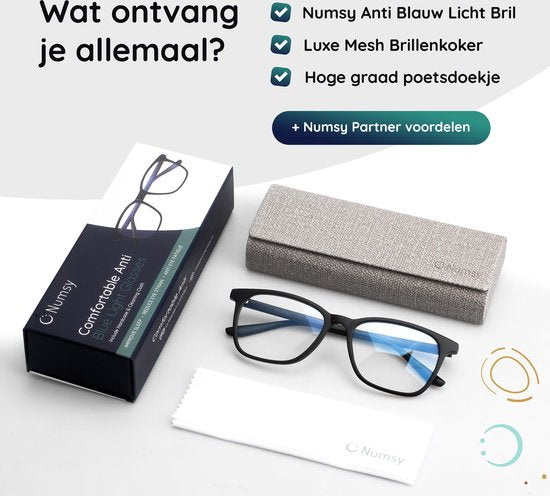 Lunettes anti-lumière bleue sans résistance - Lunettes pour ordinateur - Lunettes anti-lumière bleue - Lunettes pour écran