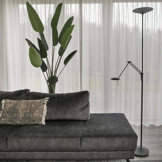 Lampadaire Steinhauer Zodiac LED - Noir