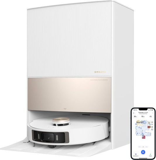 Dreame L20 Ultra Complete - Robot aspirateur avec fonction serpillière - Technologie de détection de la saleté - Nettoyage puissant des tapis - Convient aux poils d'animaux domestiques