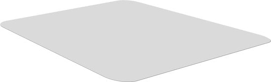 Alpina Tapis de chaise - Protecteur de sol - 90 x 90 CM - Transparent
