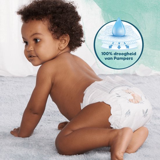 Couches Pampers Harmonie, taille 2 (4-8 kg), 116 pièces