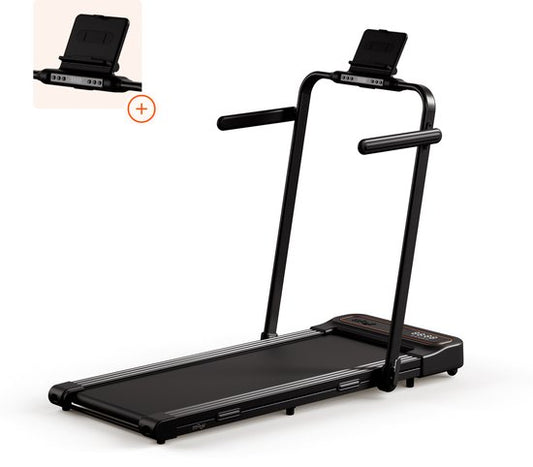 Tapis de course pliable Moov Run - Walking Pad – Tapis de marche pliable - Tapis de course 1-14 km/h – Accessoires inclus