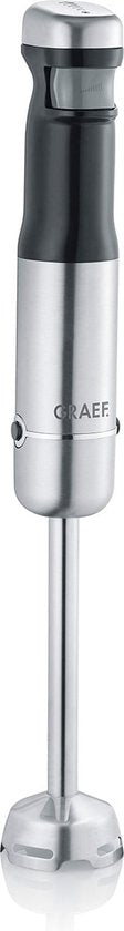 Graef HB82EU blender Mixeur plongeant 200 W Noir, acier inoxydable