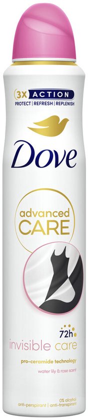 Déodorant en spray Dove Invisible Care - 200 ml
