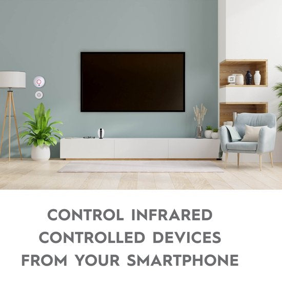 Télécommande universelle Alpina Smart Home - Wifi - Minuteur - Compatible avec Amazon Alexa et Google Home