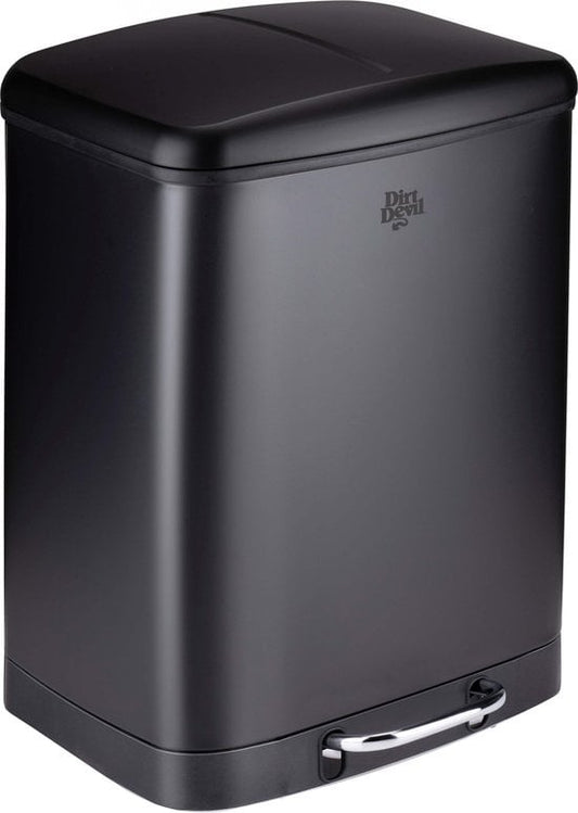 Dirt Devil Pedal bin - Séparateur de déchets - 2x 12L - Noir