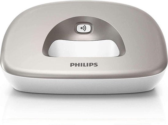 Philips XL4901S - Téléphone DECT - Téléphone sans fil pour personnes âgées avec 1 combiné - Grandes touches, augmentation du volume et compatibilité avec les aides auditives - Blanc