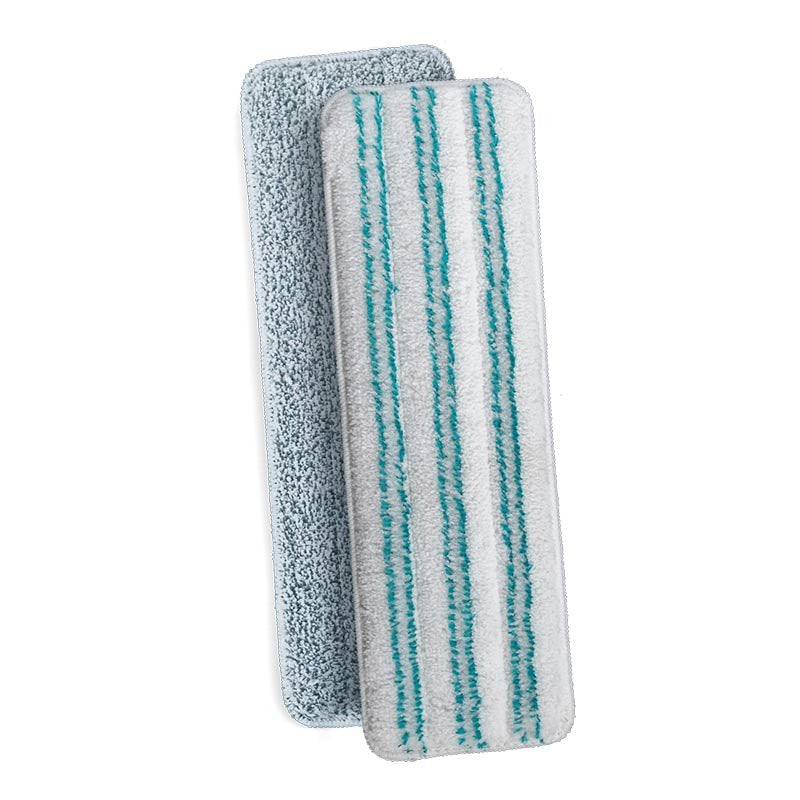 Tampons en microfibre pour balai à franges Livington Everclean - Adaptés à tous les types de sols - Ultra-doux et absorbants