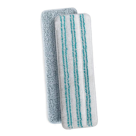 Tampons en microfibre pour balai à franges Livington Everclean - Adaptés à tous les types de sols - Ultra-doux et absorbants