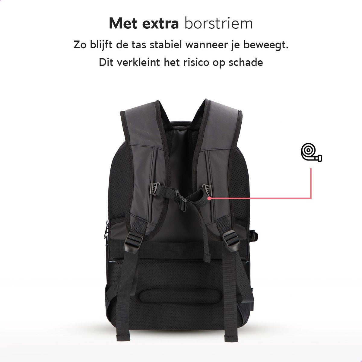 ONYX Sacoche pour appareil photo avec compartiment pour ordinateur portable - Sac à dos pour appareil photo SLR - Résistant aux éclaboussures - Drones - Sac de voyage rigide