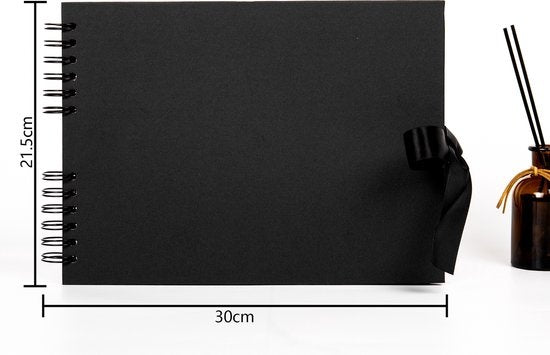 Saaf Scrapbook set - Accessoires inclus - Scrapbooking scrapbooking - Livre photo / Livre d'or - Noir