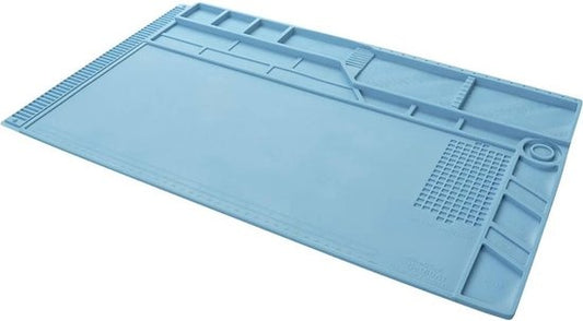 Velleman Tapis de soudure en silicone, 550 x 350 mm, bleu