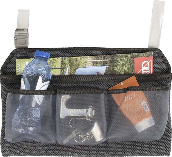 Crespo - Organizer 86 - Air-Elite - Universel - Pour accoudoir - Gris