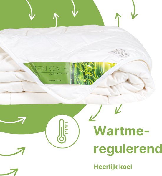 Couette Ten Cate - Couette d'été 240x220 - Couettes - Bambou - Couette rafraîchissante