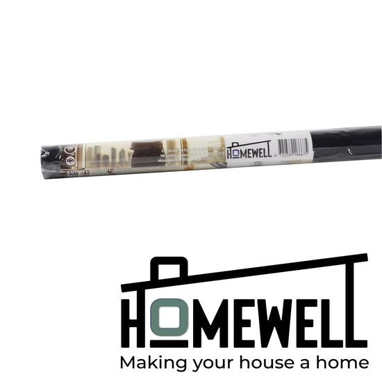 Homewell Film solaire pour fenêtre HR 60x200cm - Protection UV - Isolant et autocollant - Teinte noire 39%.