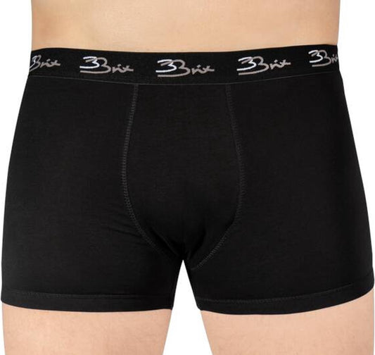 BEN BRIX Caleçon en double paquet - Taille 4XL - Noir