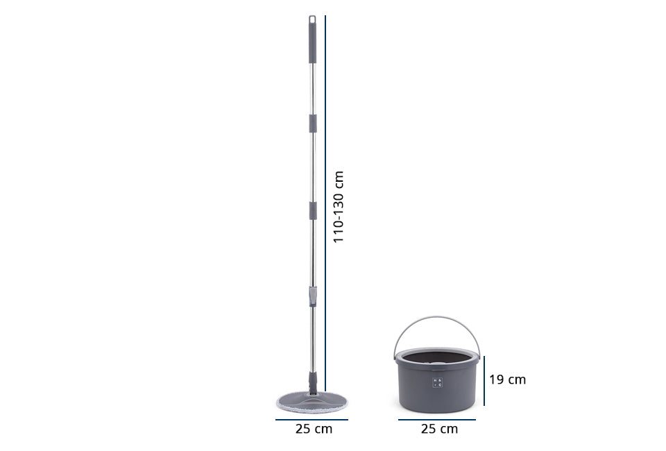 Home & Comfort Système de balayage Spin mop pour un nettoyage sans effort