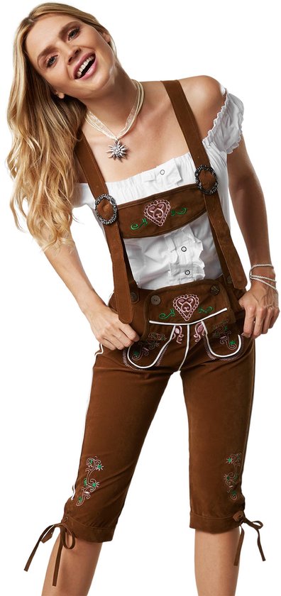 dressforfun - Lederhose Walchensee L - déguisement costume halloween déguisement fête de carnaval déguisement fête de carnaval - 302822